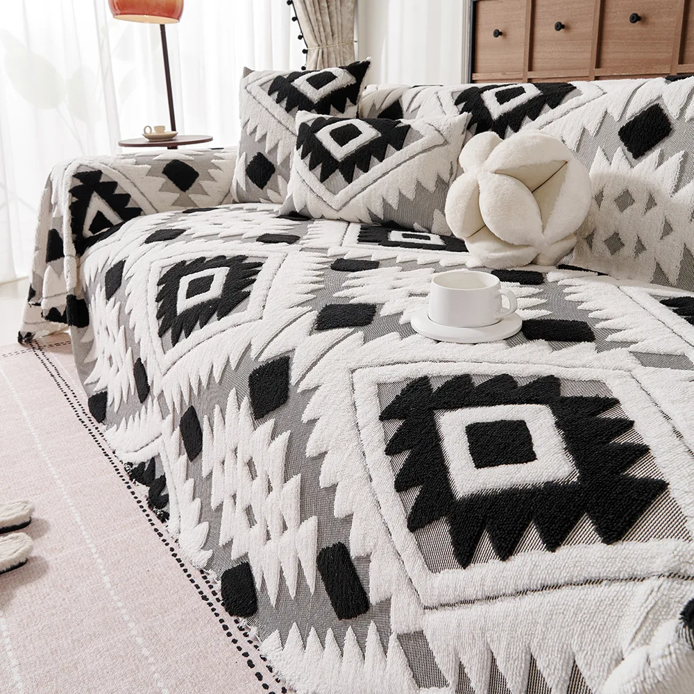 

EIFLOY Плюшевый чехол для дивана, 4-местный