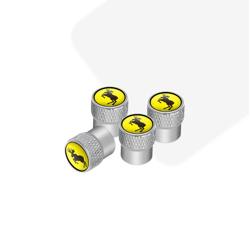 

4 шт., колпачки для автомобильных колес с принтом лосят, для Volvo Ocean XC40 XC60 XC90 V40 V60 C30 шток воздушного клапана шины