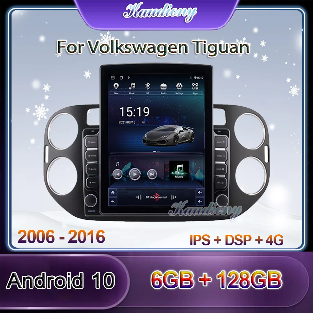 

Kaudiony Tesla Style Android 10 Car Radio For VW Volkswagen Tiguan 1 NF Car DVD Multimedia Player Auto GPS Navigation 2006-2016