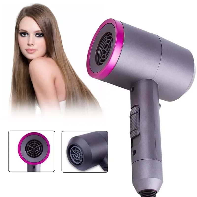 

NEW 2023 3 In1 Hair Dryer Hot Air Comb Negative Ionic Wet Nozzle Hair Blower Styler For Straightener Curler Hair 3PC Replaceabl