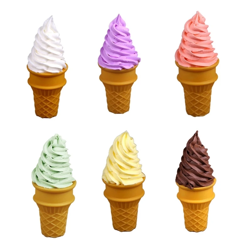 

Q0KB Simulation Sample Window Display Realistic Ice Cream Sundae Cup Props Model Toy