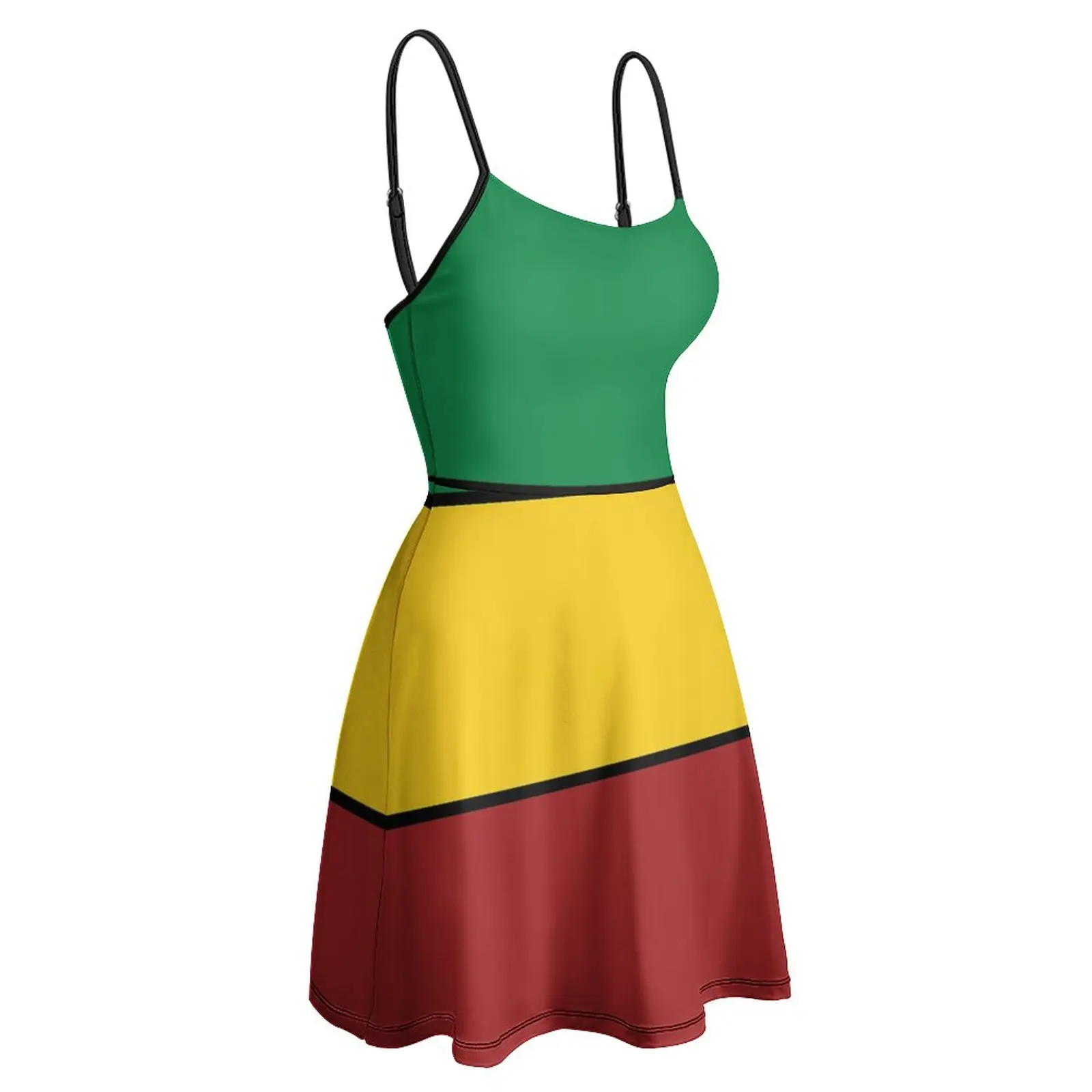 Рисунок 4 - Экзотическое женское платье в полоску Rasta