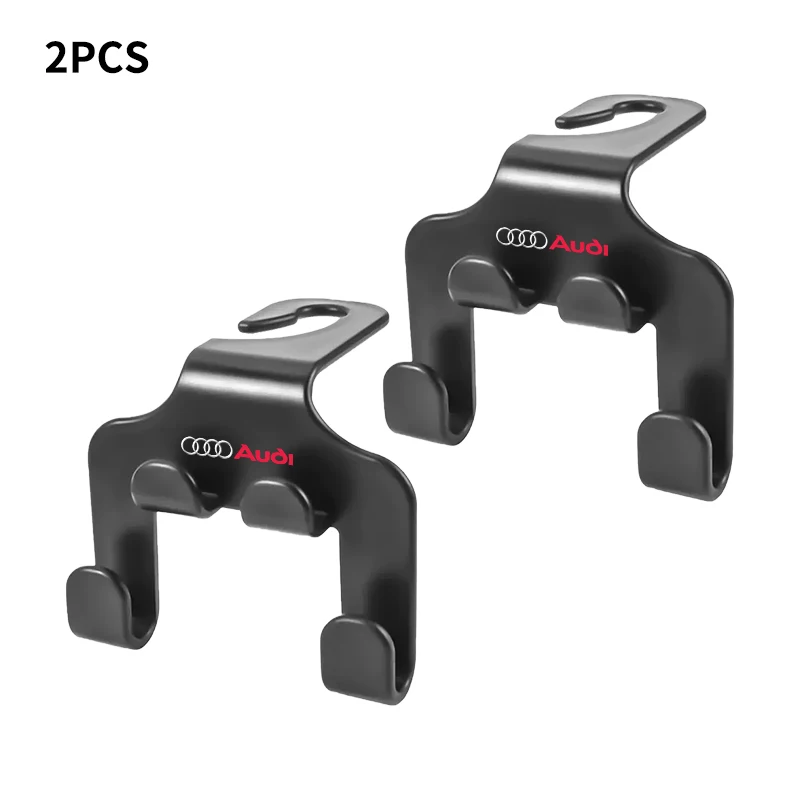 

2 шт., автомобильные Крючки-эмблемы для Audi SLINE A3 8P S3 8V A4 B8 B6 B7 A6 R
