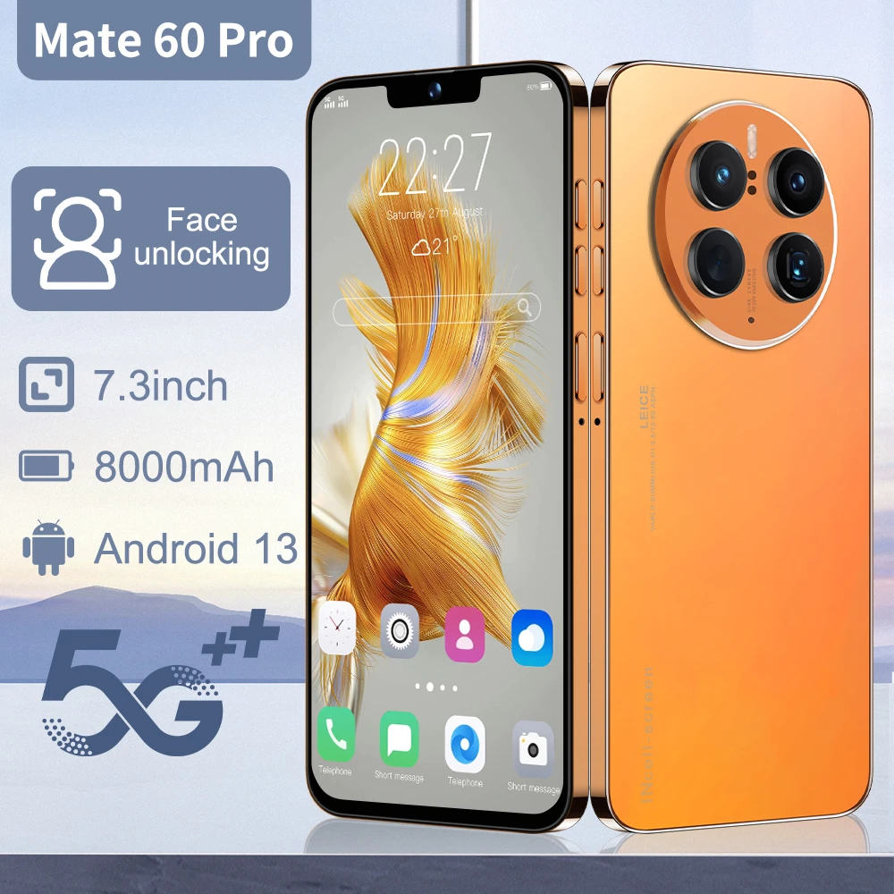 

Смартфон Mate 60 Pro, 7,3 дюйма, 16 ГБ, 1 ТБ