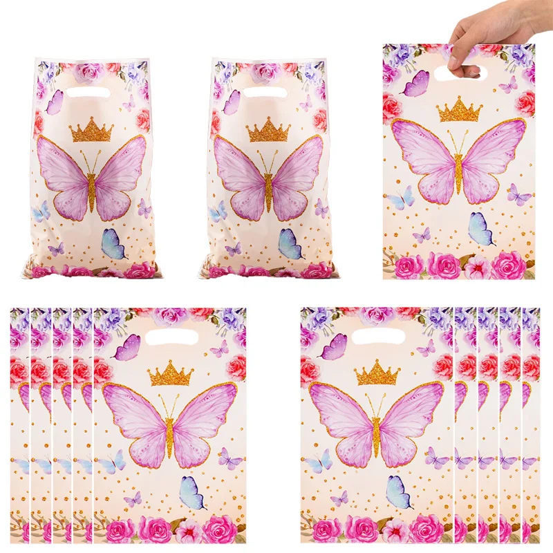 

10/30/50 шт., подарочные пакеты с короной-бабочкой, сумка для конфет, декор для вечеринки, детский декор для свадьбы, дня рождения, детского душа, вечерние сувениры, поставки