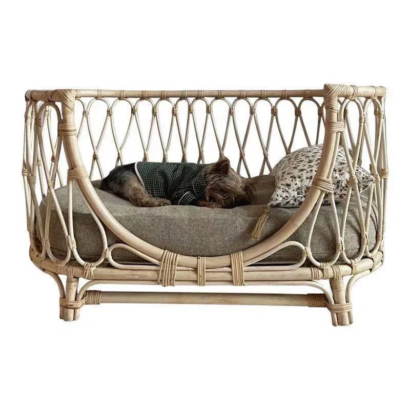 Cuccia per kama in tessuto a vite divano for cani creativo gatti sedia rattan letto piccolo personalizzat