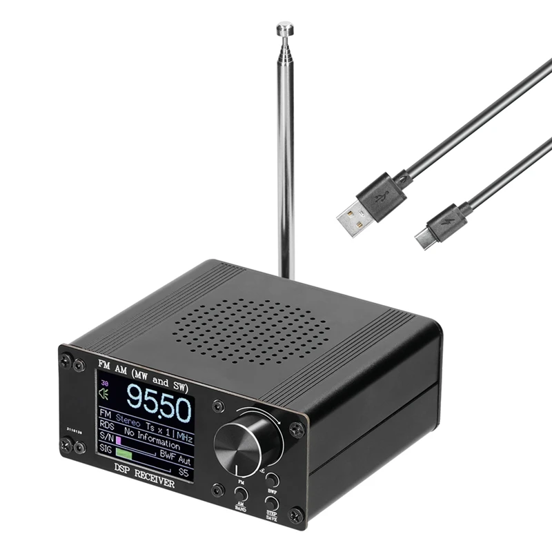

Приемник DSP, амплитуда частоты, цифровой дисплей с объемами пропускания, Шаговая частота, регулируемая AM, FM, полнодиапазонное радио