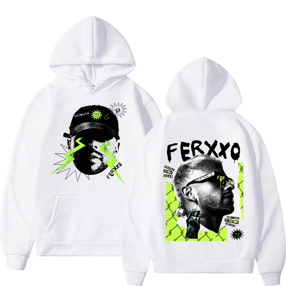 

Толстовка Feid Ferxxo Tour с капюшоном, повседневная винтажная Толстовка большого размера для мужчин и женщин, модные худи в стиле хип-хоп с длинным рукавом, уличная одежда, 2023