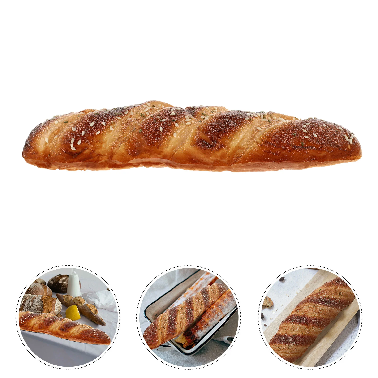 

Bread Fake Model Artificial French Prop Photo Adornment Pu Simulated Cake Table Simulation Realistic Loaf Toy Play Lifelike
