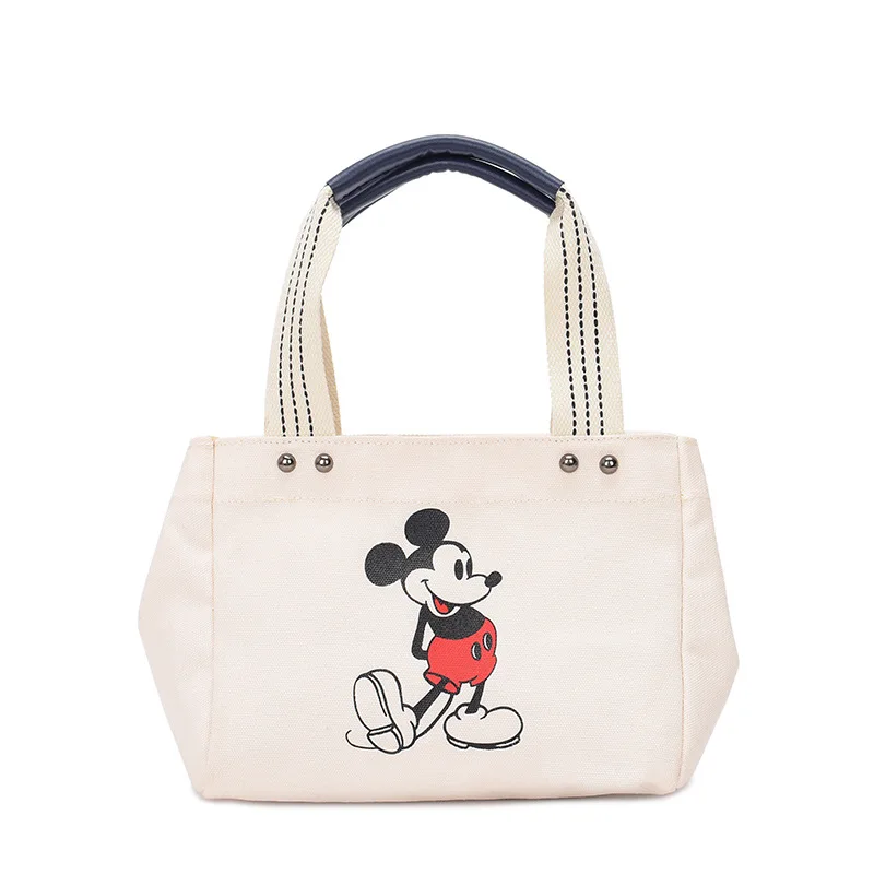 

Модная женская сумка-тоут с героями Диснея, Микки Маусом, Дональдом Даком, новая простая портативная Холщовая Сумка большой вместимости
