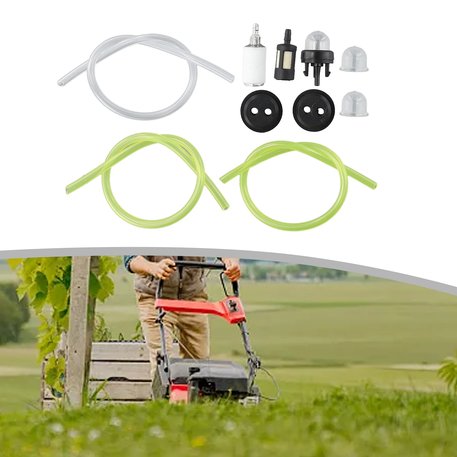 Праймер в сборе фильтр топливного шланга для карбюраторов бензопил топливный