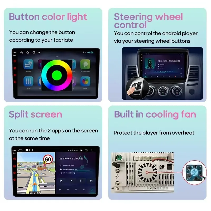Фото Автомобильный радиоплеер Android 15, мультимедийный Wi-Fi Bluetooth для Hyundai IX35 Tucson 2 LM 2009-2015, обновление авторадио, Wi-Fi DVD №5