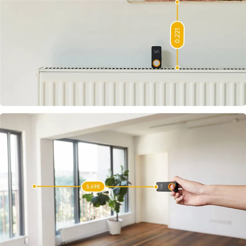 Tape Measure Smart Rangefinder Intelligent 30M OLED Display Distance Meter for Connect To APP Draw