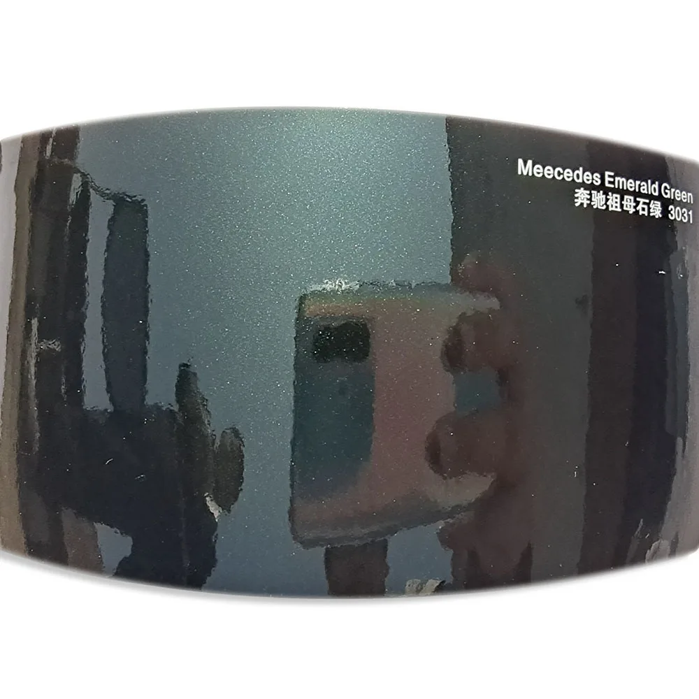 

Изумрудная зеленая углеродная оболочка Переливающаяся Автомобильная оболочка Защитная Автомобильная оболочка