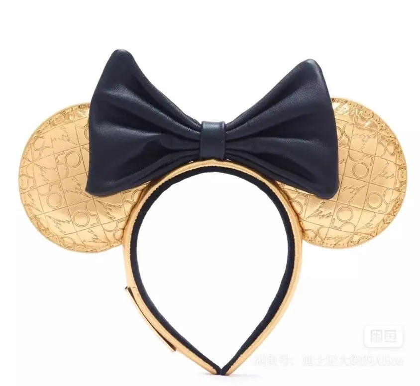 

Оригинальная коллекция повязок для волос с изображением героев Диснея 50-летия благородного золота Минни