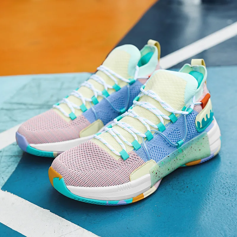 

2022 Hot Sale Basketball Trainers Boy Anti-Slip Outdoor Sport Shoes Men Women Brand Shoe Breathable Mens Designer Sneakers
