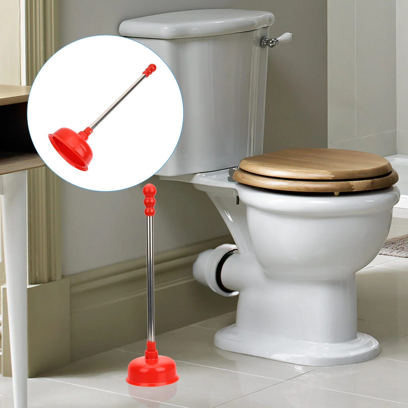 

Bathroom Accessory Toilet Plunger Tool Bathroom Plunger Tool Bathroom Toilet Plunger Toilet Anti Clogging Tool