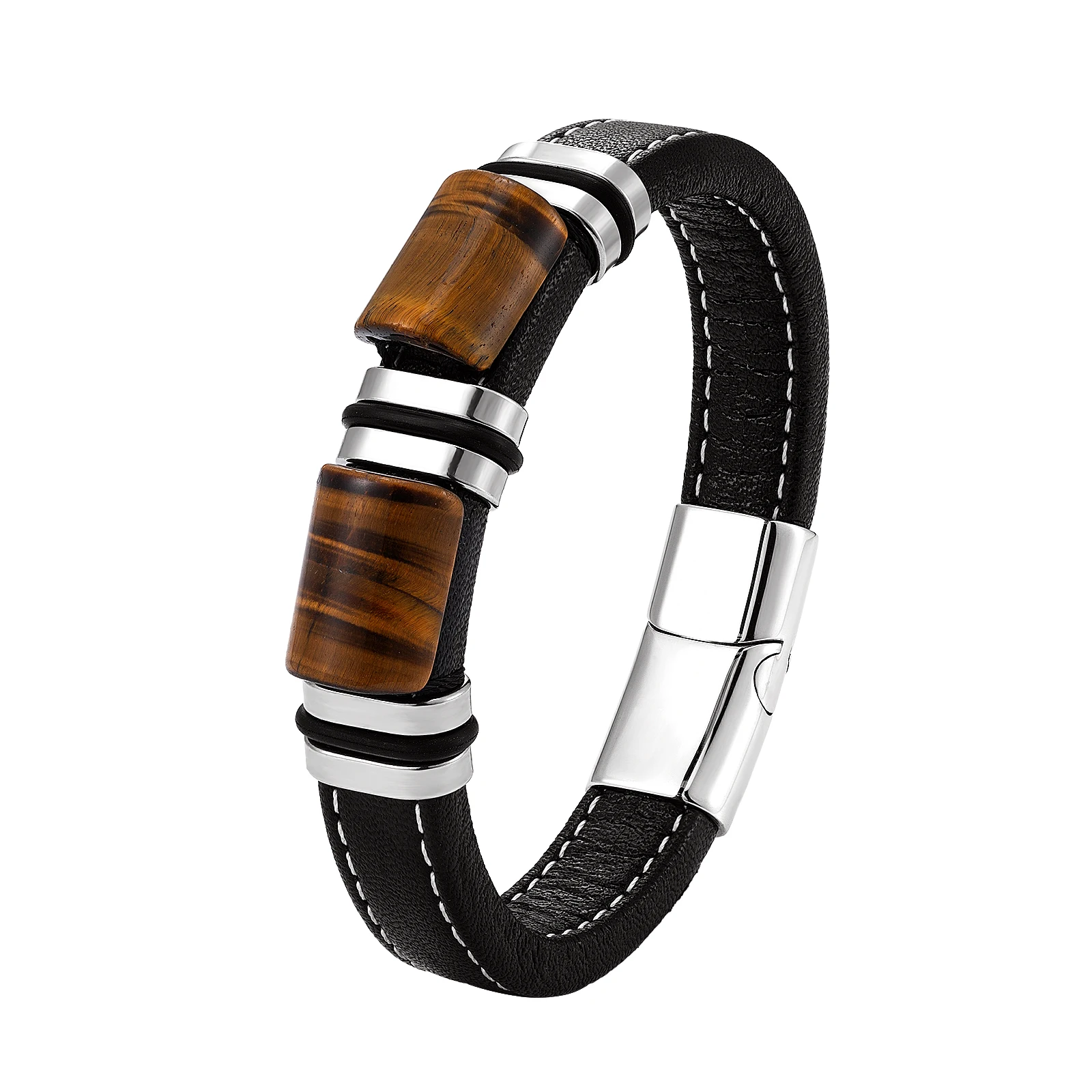 Новинка 2022 Винтажные Украшения двойная пластина 6 петель мужской браслет из