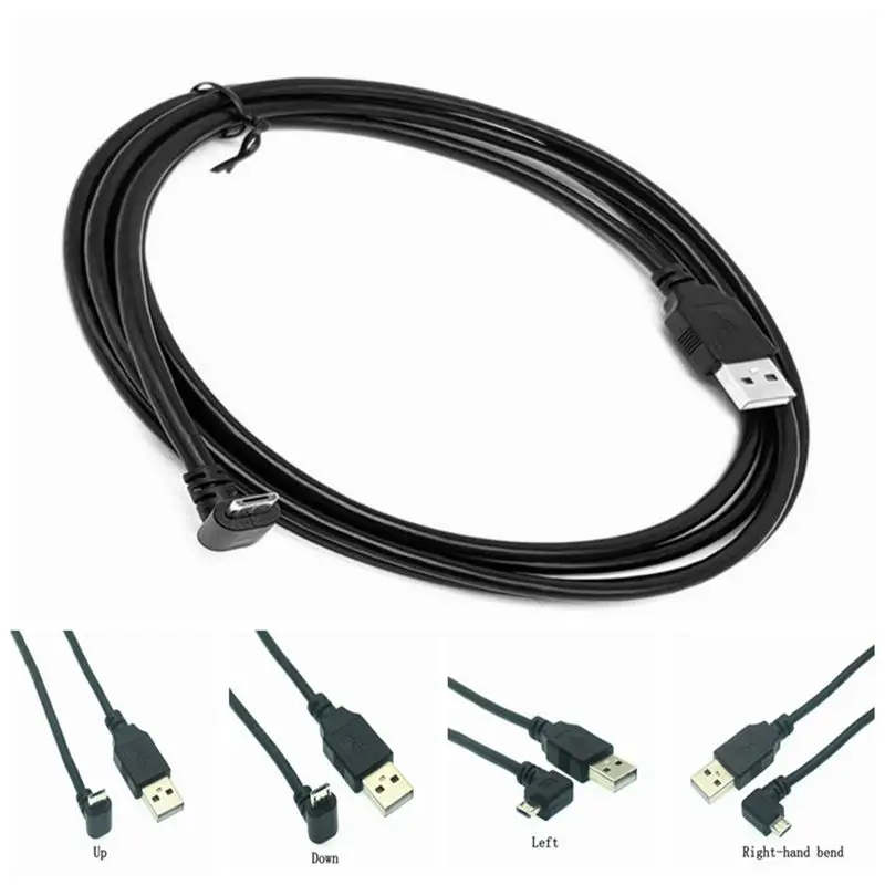 

Direct Selling Micro USB Elbow Data Line Right Angle L-type 90 Degree Elbow Android Data Charging Connector