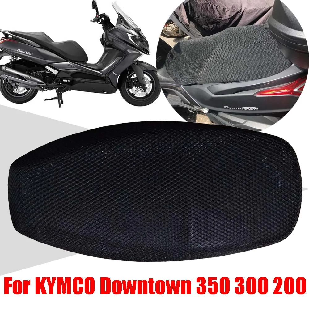 

For KYMCO Downtown 350 350i 300 300i 200 Motorcycle Accessories Breathable Mesh Seat Cushion Cover Protector Case Seat Cover