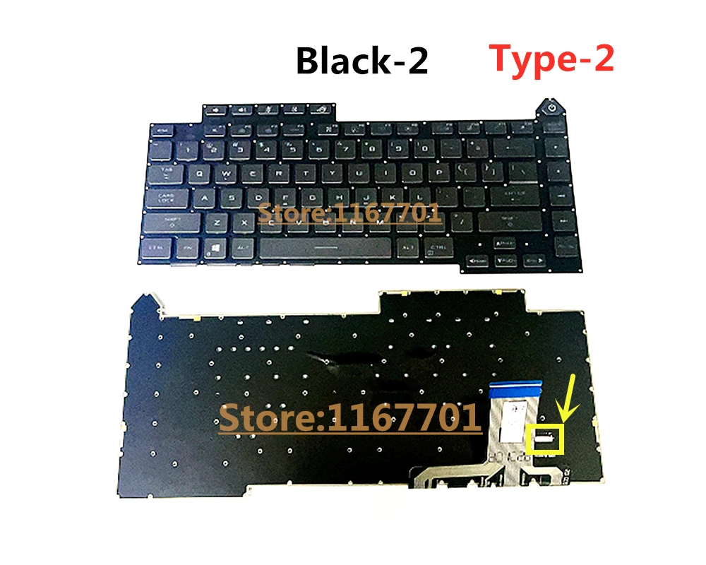 Новая Оригинальная клавиатура для ноутбука Asus ROG Strix G513 G513Q G513QM G513X Hero 5R 15 6 2021 |