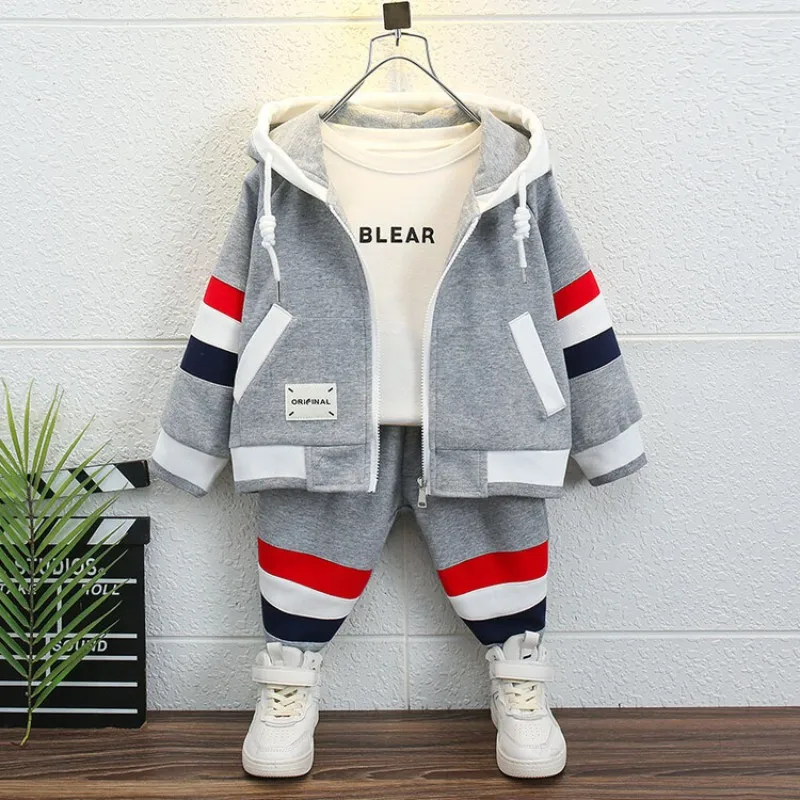 

Boys Coat +Pants Cotton 2PCS/Set Kids Sport Suits 2023 New Arrive Spring Autumn High Quality Custom Children Sets
