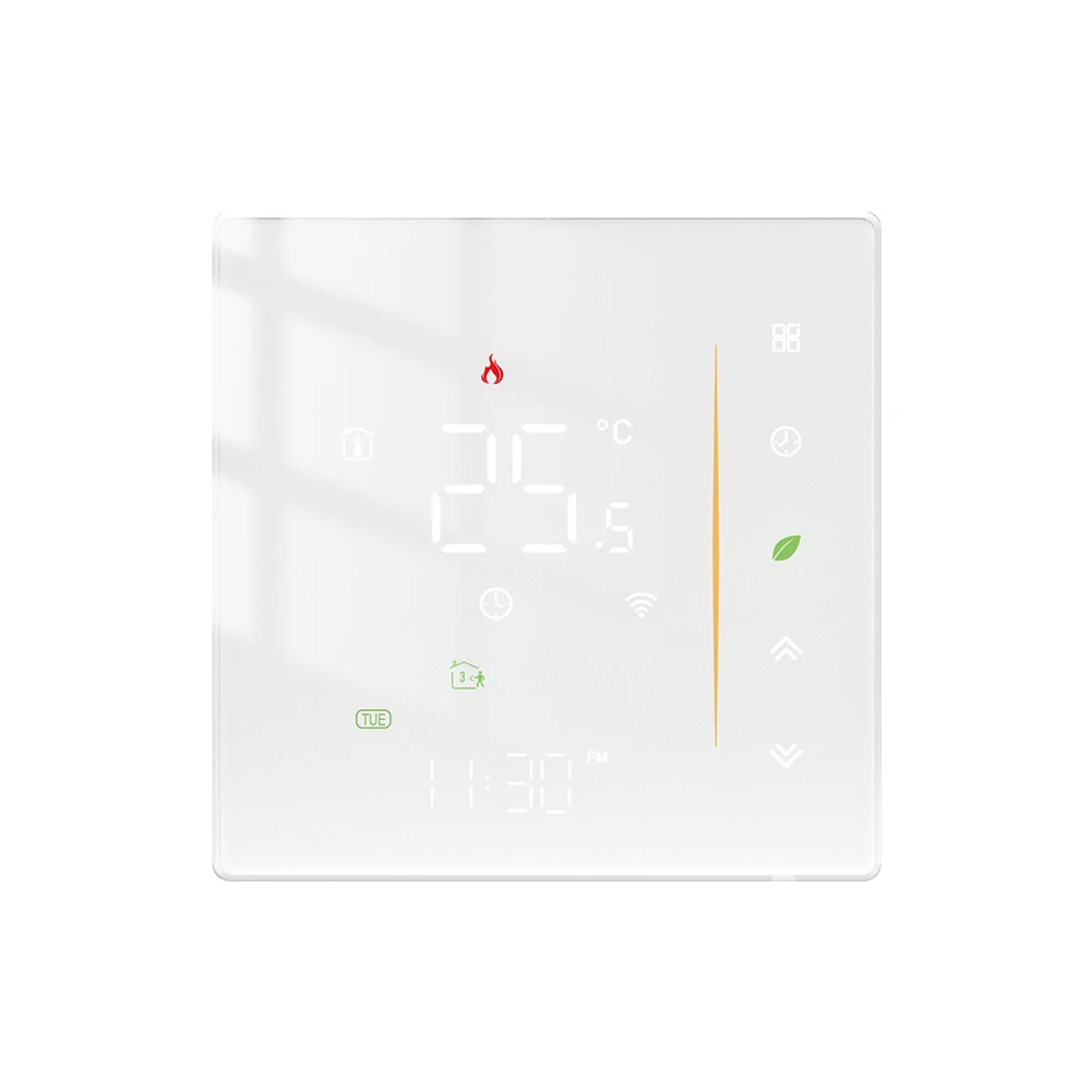 

Умный контроллер, термостат для Tuya, для протокола Zigbee, для воды, белого, черного, огнестойкого, АБС, Интеллектуальный