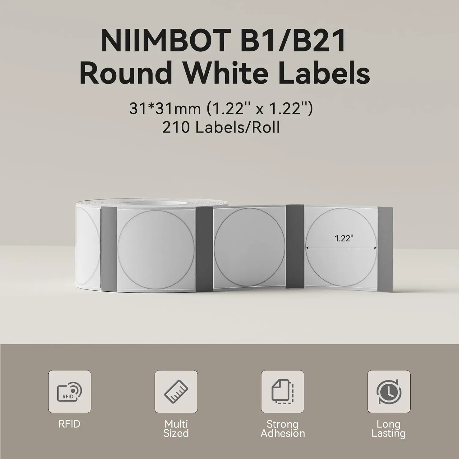 Niimbot прозрачная мини-этикетка самоклеящаяся портативная термоводонепроницаемая