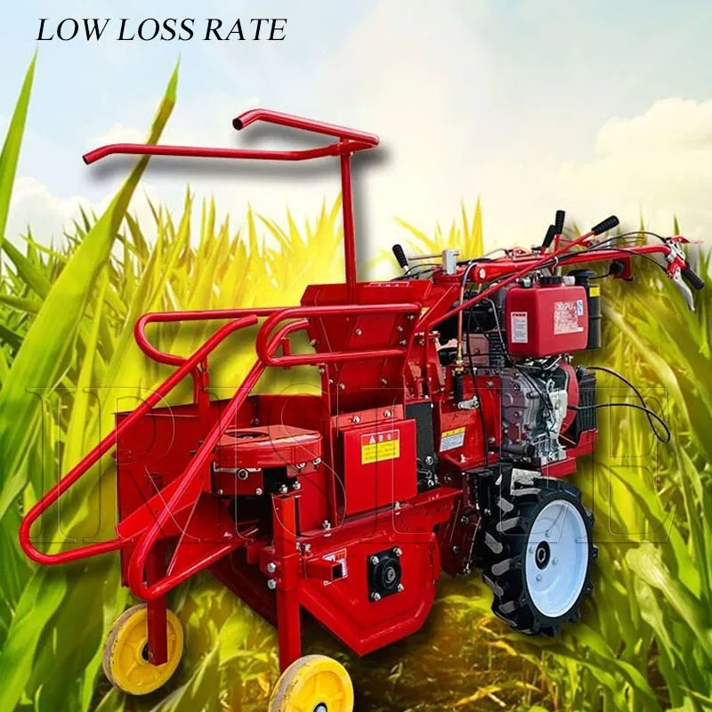 Полностью автоматическая дробилка для соломы дизельный небольшой гусеничный