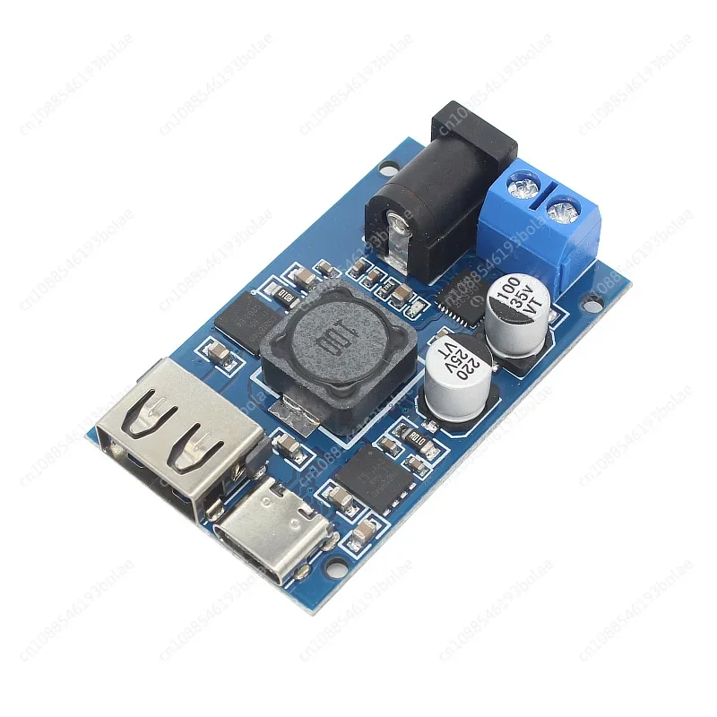 Понижающий зарядный модуль PD3.0 USB + C двухпортовый 9V12V24V для Apple Qualcomm QC Huawei OPPO Fast Charge