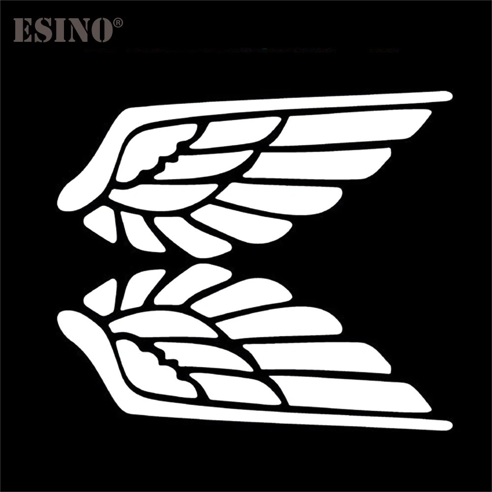 2 x зеркало заднего вида автомобильные наклейки забавные крылья ангела