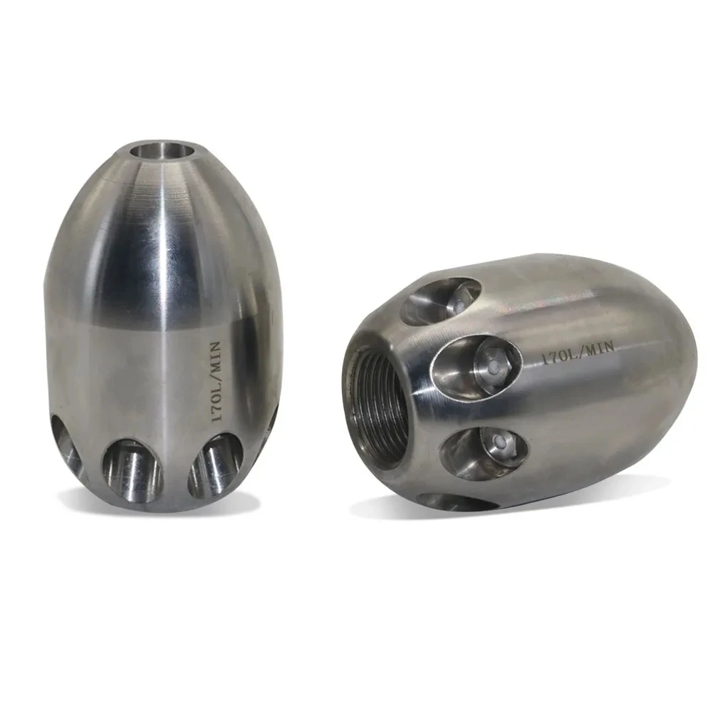 Вращающаяся насадка высокого давления 360 л/мин сопло на градусов из нержавеющей