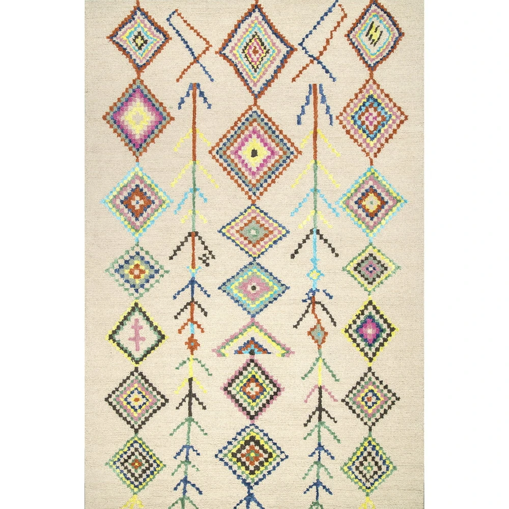 

Hand Tufted Wool Accent Rug, 2' x 3', Ivory Carpet Rug Wedding decoration Carpet tiles Mat Girl room decor Cinnamoroll rug Hallw