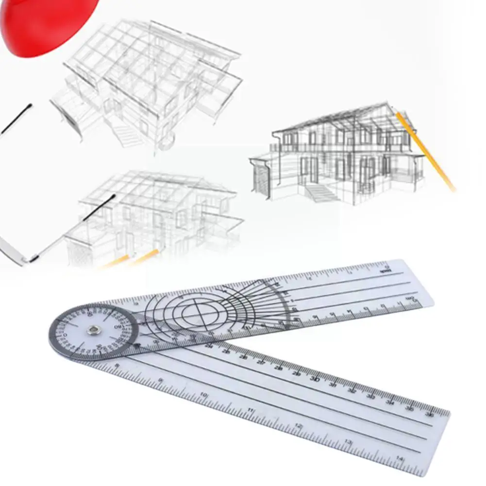

30cm Korean Flexible Folding Ruler Multifunction Plastic Rulers School Students Drawing Kids Stationery Gifts Office F7q0