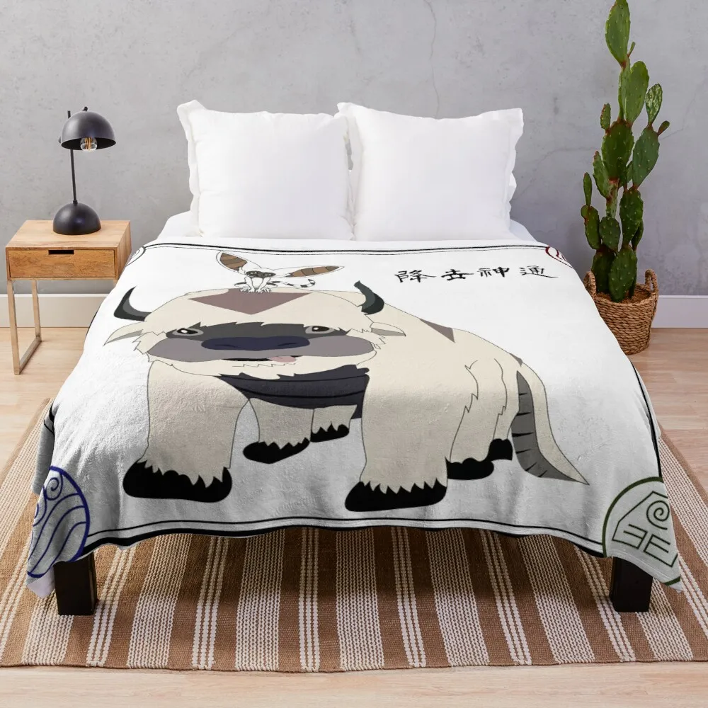 

Appa & Momo Fan Art Throw Blanket Microfiber Fabric