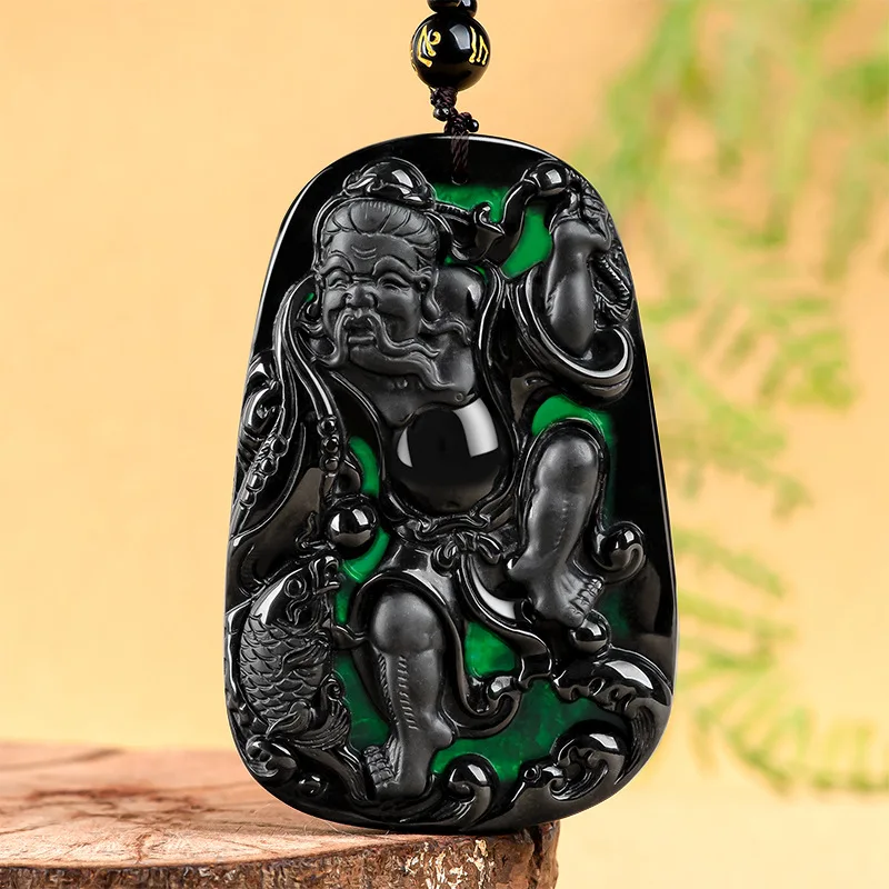 

Hot Selling / Hand-carve Mo Cui Fisherman Necklace Pendant Fashion Jewelry Men Women Like Gifts