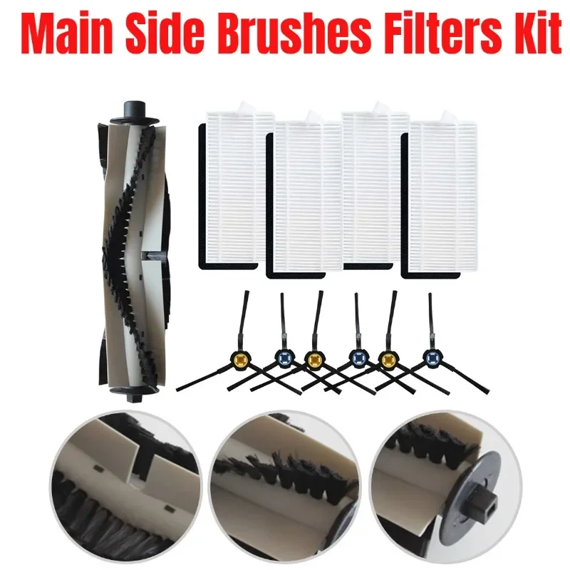 

Комплект фильтров основной боковой щетки для ILIFE A20, T20S, V3x, для Polaris PVCR 3600, G2 для бытовых принадлежностей, чистка деталей пылесоса