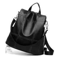 new fashion trend sling back backpack designer handbag womens leather large casual vintage shoulder bag for ladies travel pack