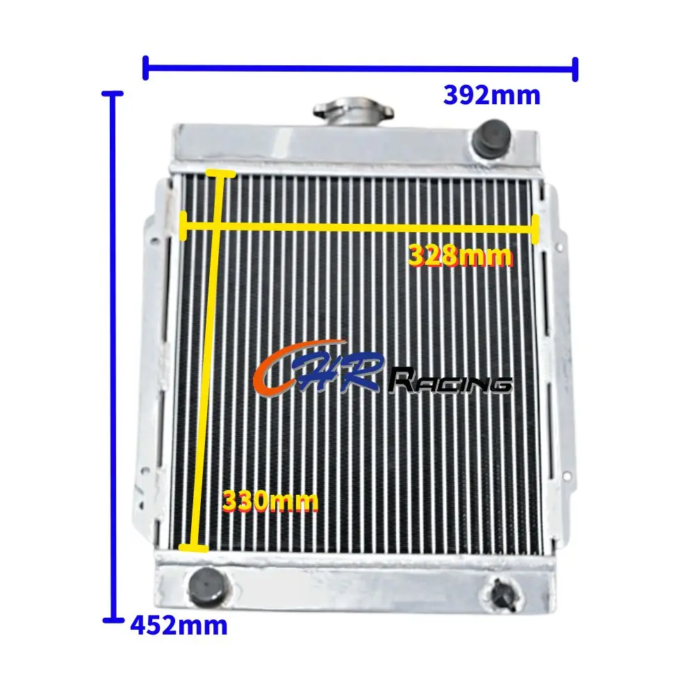 

3 Row Aluminum Radiator For 1970-1976 Nissan Datsun B110 1200 1.2L A12 L4 MT 1971 1971 1972 1973 1974 1975