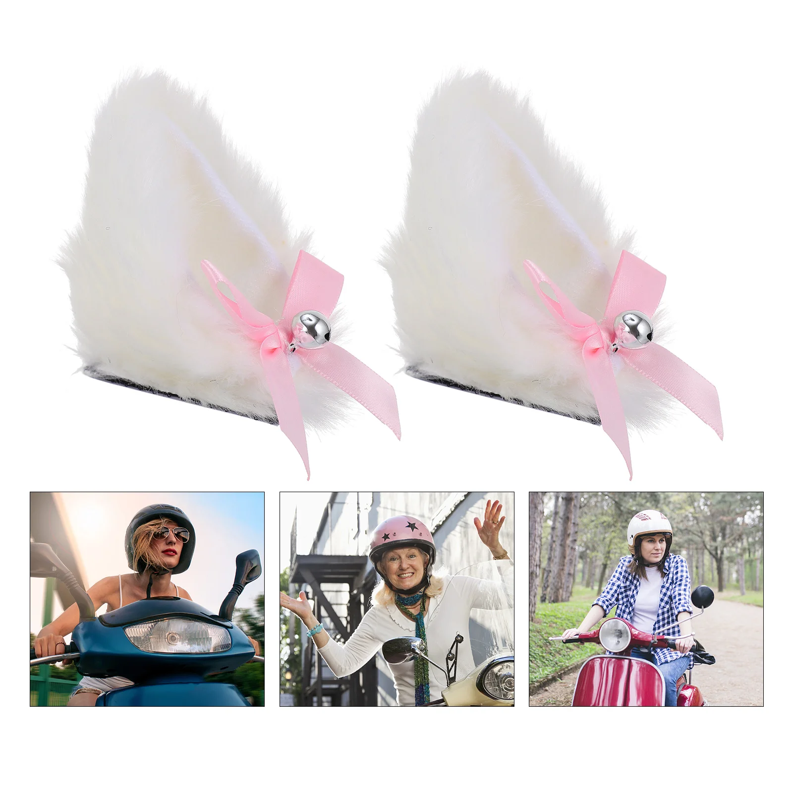 

Cat Ears Accessories Motorcycle Ornaments Motorbike Decorative Knight Decoration