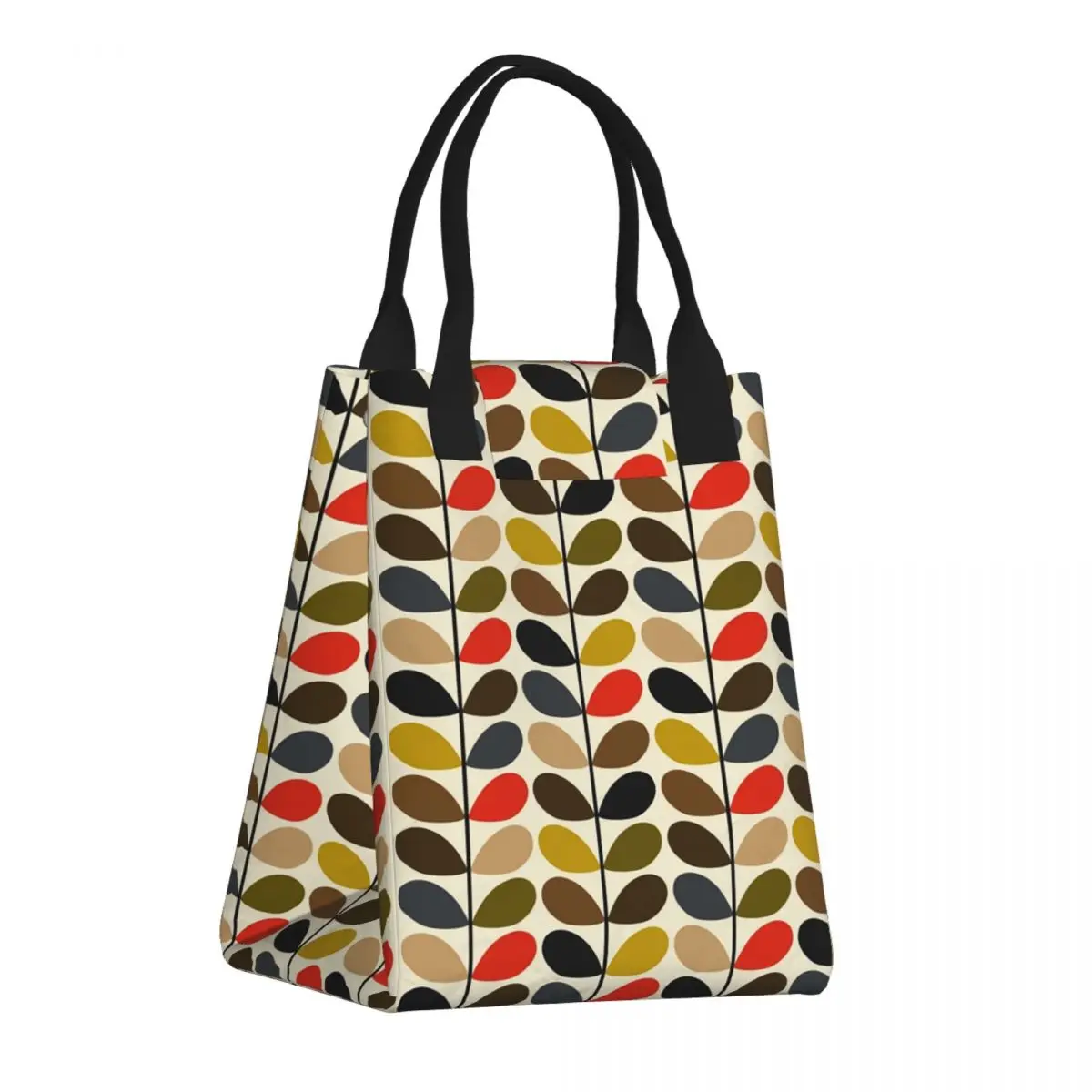 

Custom Orla Kiely Lunch Bag Men Women Cooler Thermal Insulated Lunch Container for Children School Work Food Picnic Tote Bags