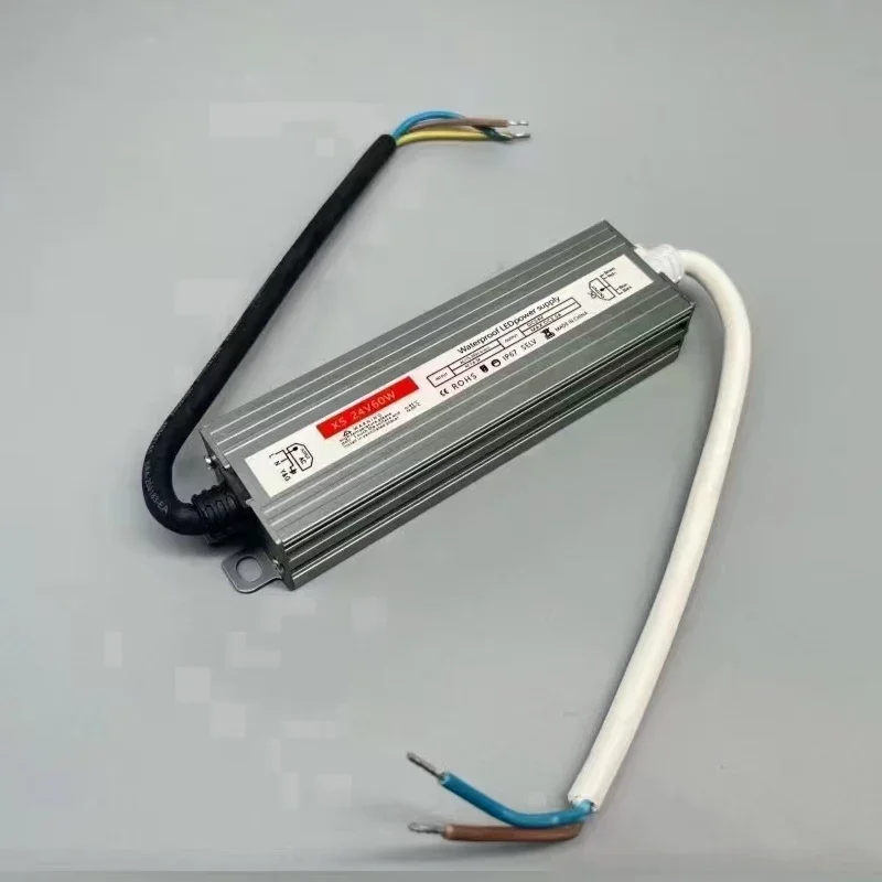 Фото IP67 Водонепроницаемый светодиодный драйвер Тороидальный трансформатор 60W100W200W300W400W500W Адаптер питания 220 В до 12-24 В переменного/постоянного тока для полосового освещения №5