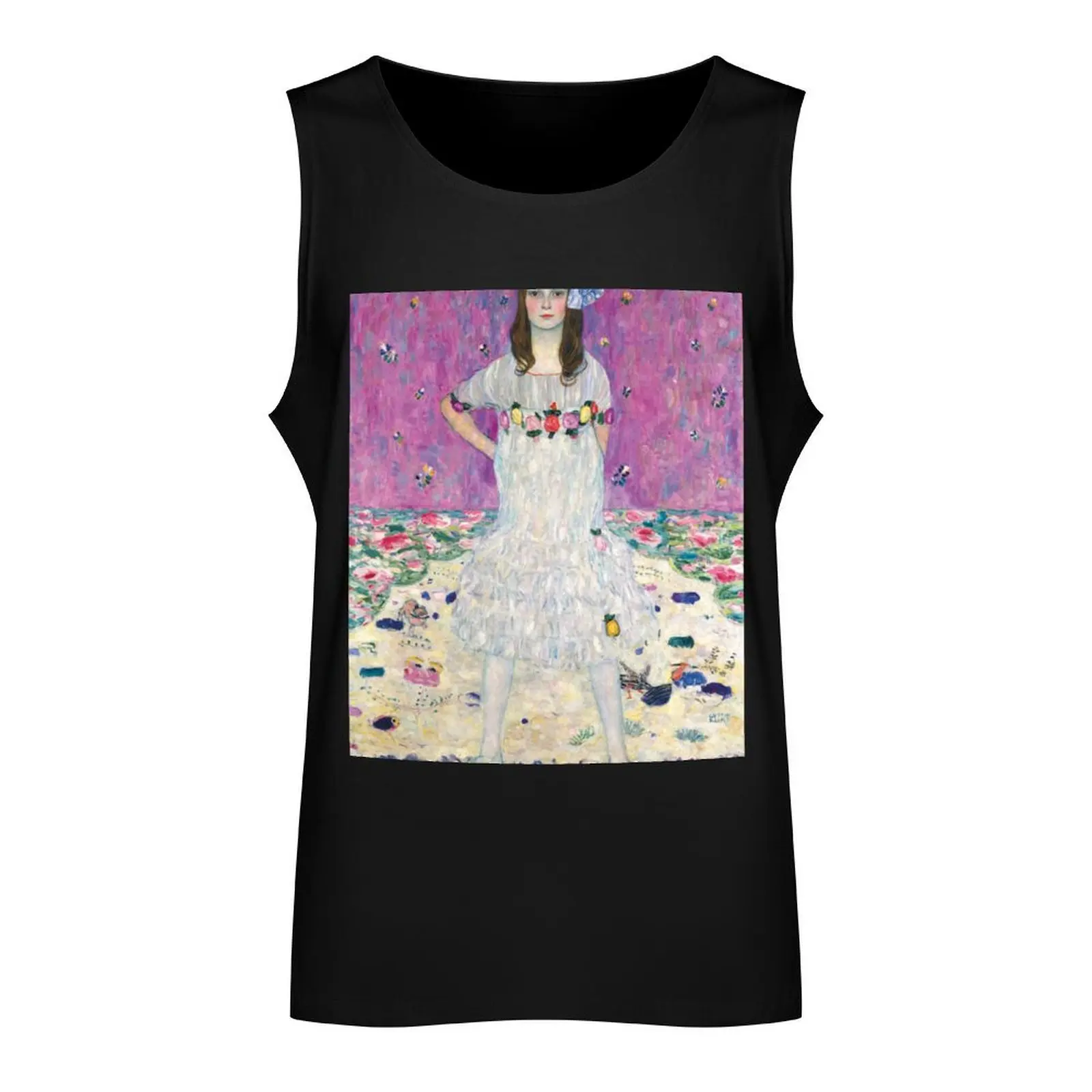 Gustav Klimt M?da Primavesi Майка без рукавов мужские рубашки Футболка для спортзала мужская