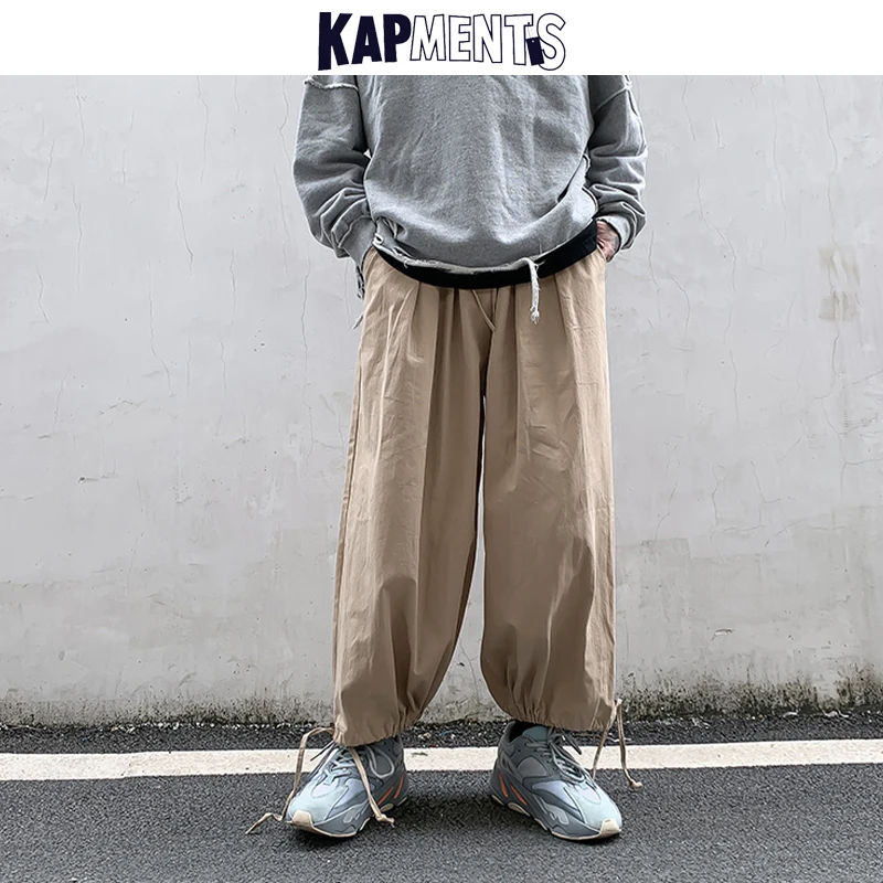 Мужские однотонные мешковатые брюки kapment цветные спортивные 2022 Мужская японская