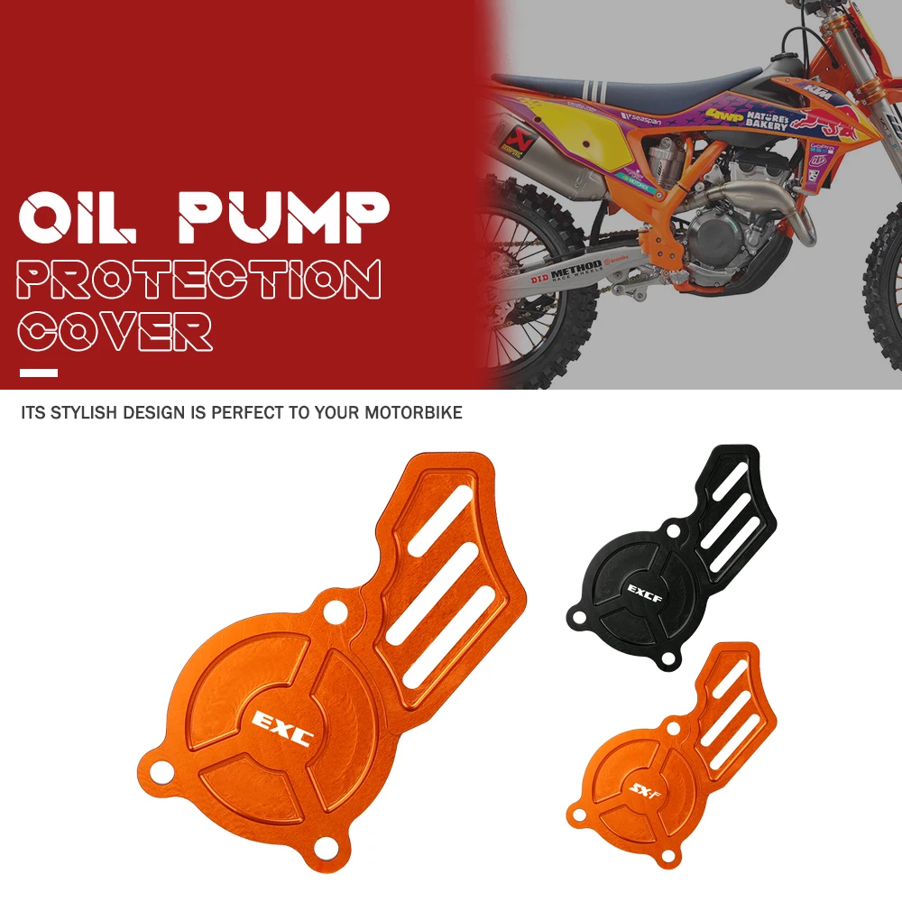 

OIL PUMP COVER Motocross Parts For 350 SXF XCF EXCF 250 SX-F PRADO XC-F 2016-2021 TROY LEE DESIGNS Six Days CKD 2018 2019 2020