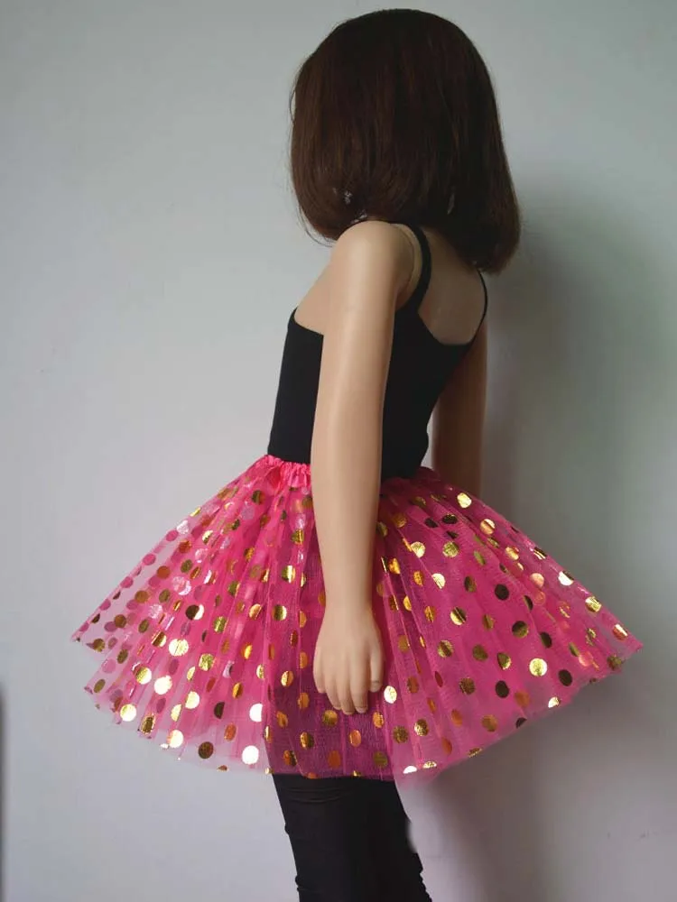 

Teens Girls Polka Dots Skirt Tutu Elastic Ballet Dancewear tutus Mini Dress Fairy Costume Clothes Halloween