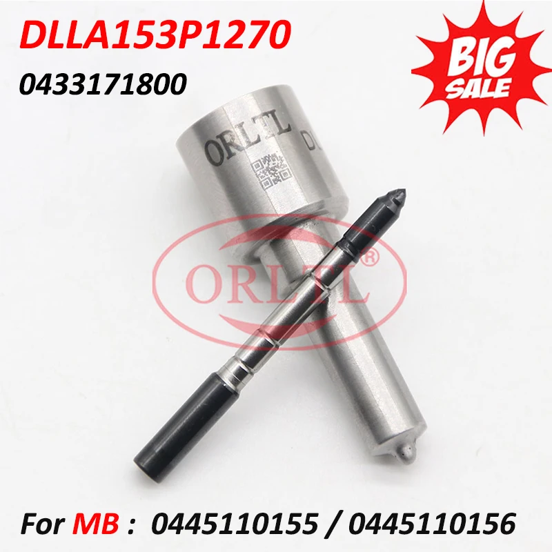 

DLLA153P1270(0433171800) Auto Fuel Injector Sprayer DLLA 153P1270 Inyector DLLA 153 P1270 for MB-PKW 0445110155