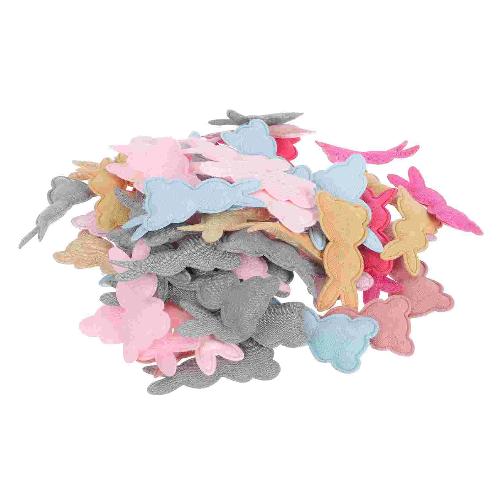 50 шт. аксессуары для одежды кролик весенний стиль паста материал DIY Аксессуары |