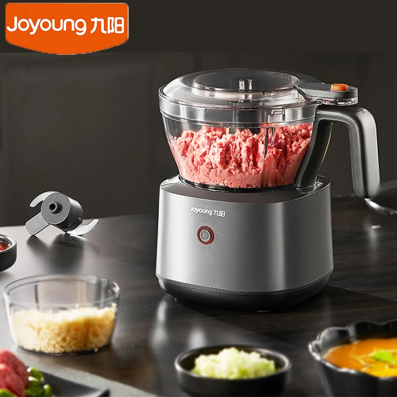 

Joyoung Wireless Meat Chopper Rechargeable Battery Portable Meat Grinder 1L Capacity Seasoning Crusher For Kitchen Barbecue