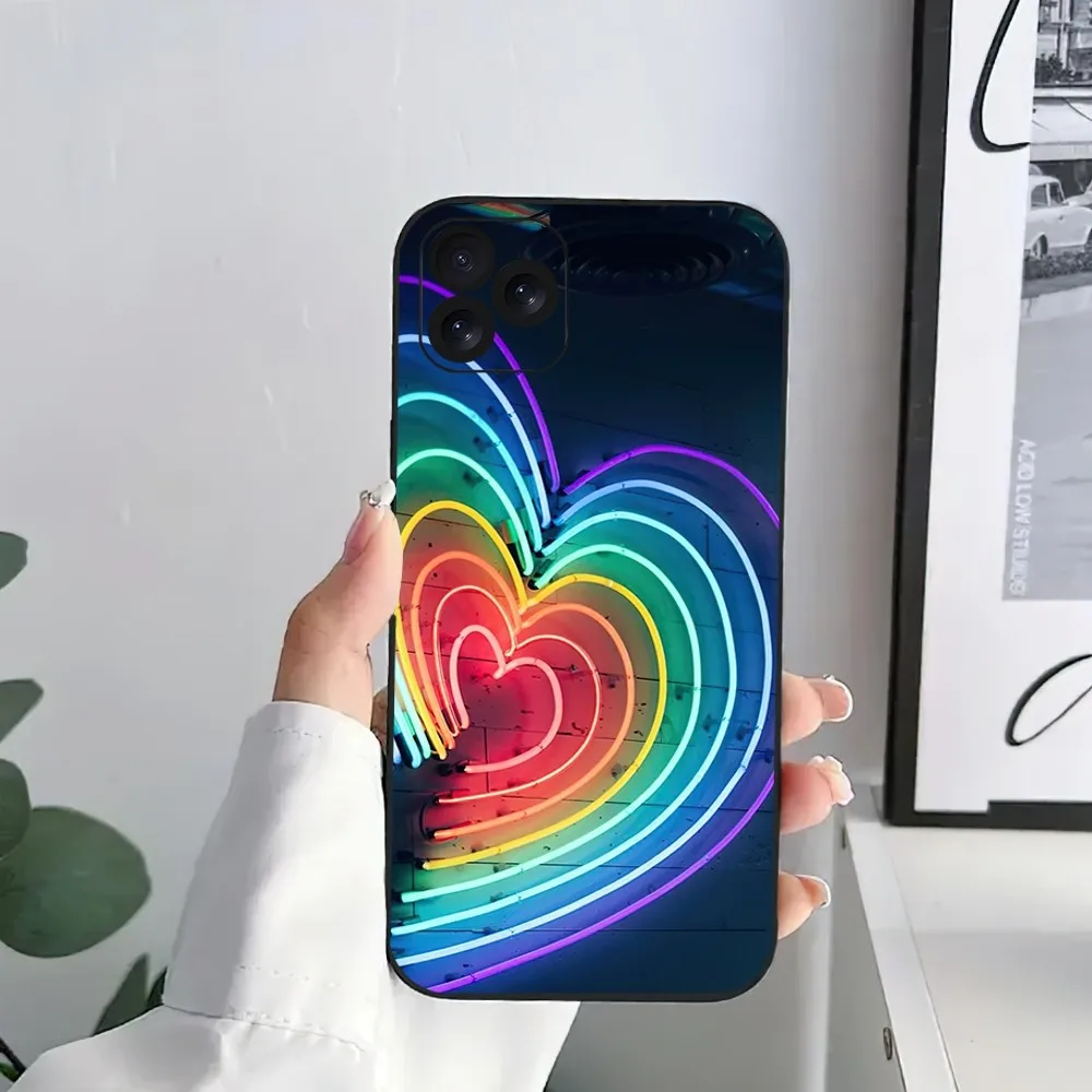 Неоновый легкий Чехол для телефона iPhone 15 14 13 12 11 8 Mini Xr Xs X Xsmax Pro Max Plus
